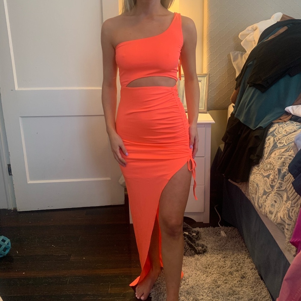 Pink/orange dress